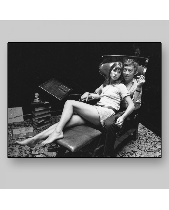 Jane Birkin y Serge Gainsbourg, París 1969