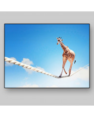 La jirafa equilibrista