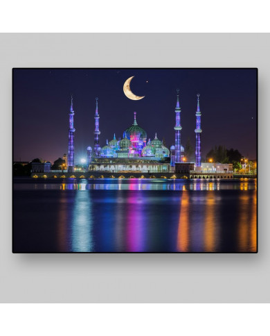 Mezquita de cristal, Kuala Terengganu, Malasia Mezquita de cristal, Kuala Terengganu, Malasia