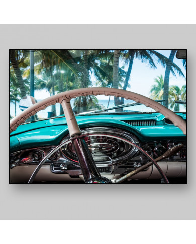 Varadero desde un coche clásico cubano Varadero desde un coche clásico cubano