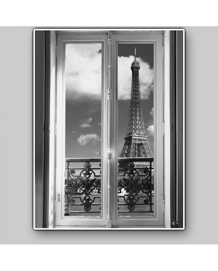 Casa con vistas a la Torre Eiffel, París, Francia