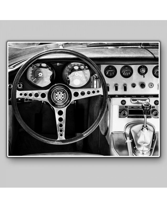 Cabina de un Jaguar E