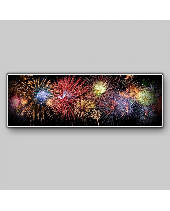 Celebración de fuegos artificiales