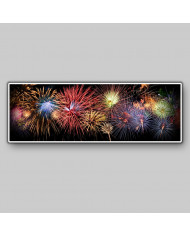 Celebración de fuegos artificiales