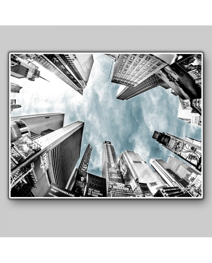 Vista de los rascacielos de Times Square,Nueva York, USA