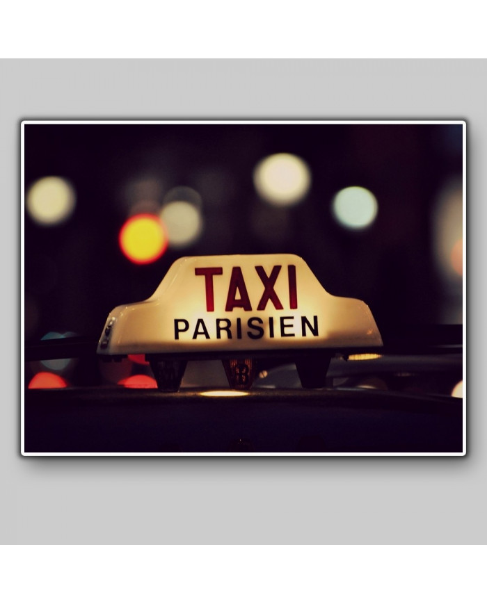 Taxi en Paris, Francia