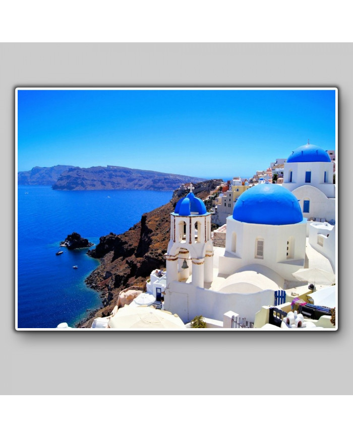 Vista de Santorini, Grecia