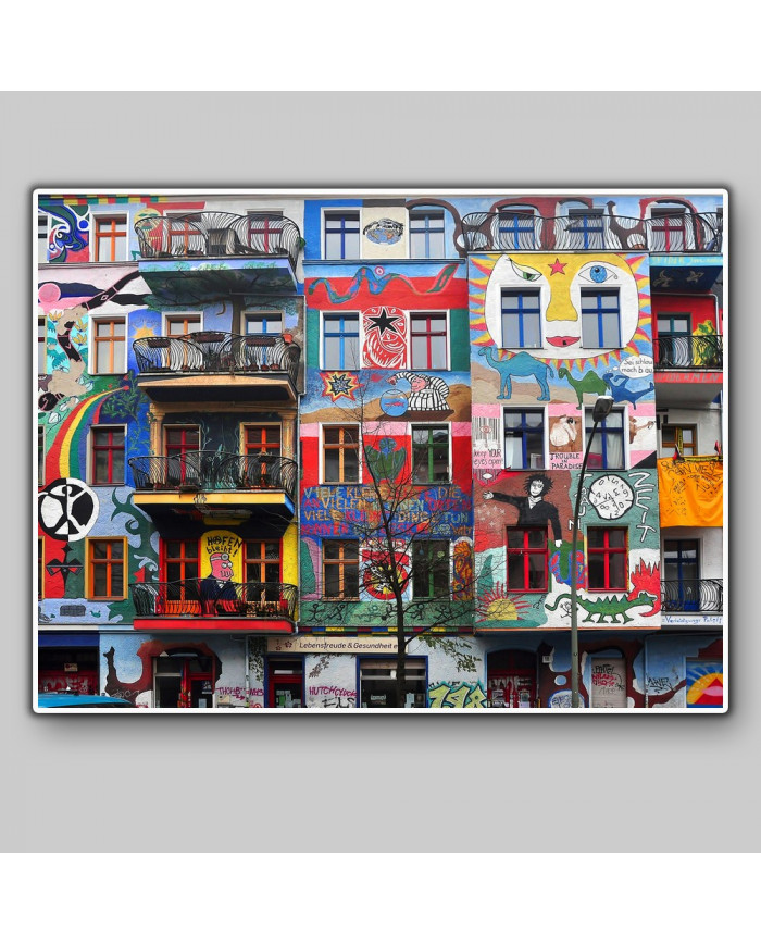 Graffiti House, centro mundial del graffiti, Berlín, Alemania