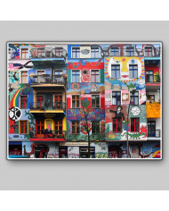 Graffiti House, centro mundial del graffiti, Berlín, Alemania