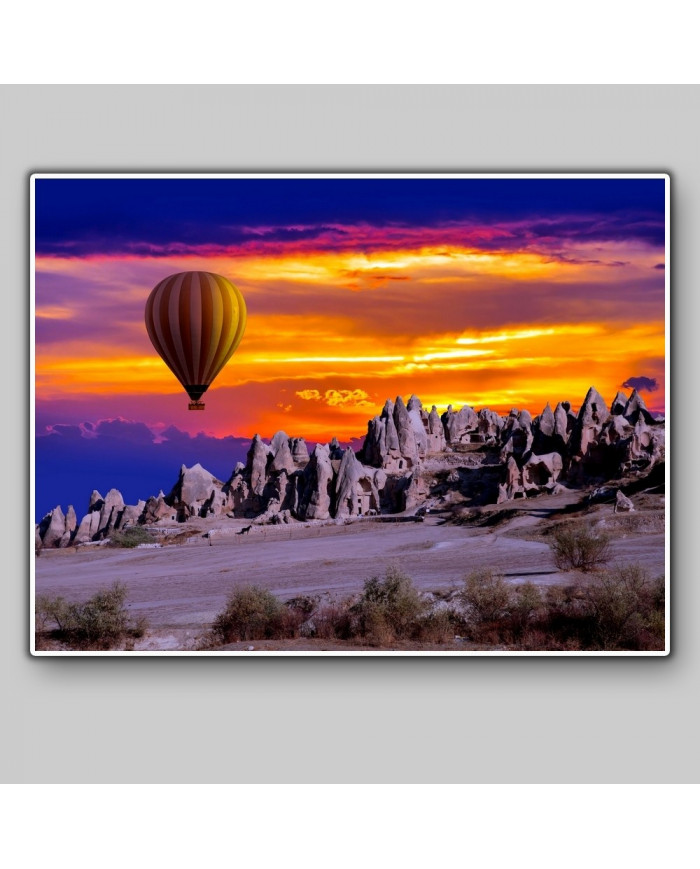 Vista aérea de Capadocia, Turquía