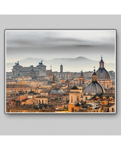 Rome from the Castle of Sant'Angelo, Italy