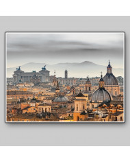Rome desde el Castillo de Sant'Angelo, Italia