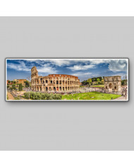 Coliseum junto al Arco de Constantino, Roma, Itaila
