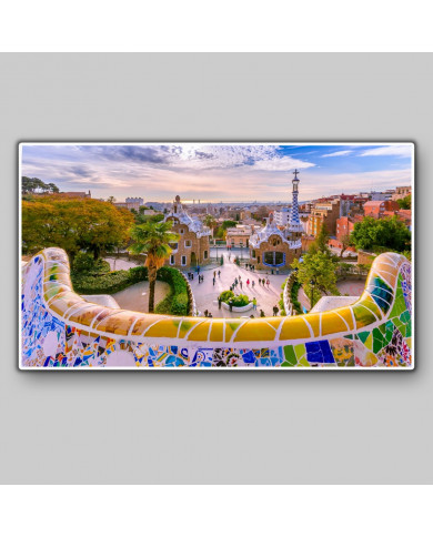 Park Guell in Barcelona, España Park Guell in Barcelona, España