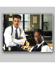 Brad Pitt & Morgan Freeman en Seven