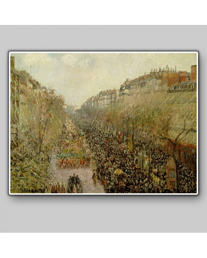Camille Pissarro, Boulevard Montmartre Mardi Gras, 1897