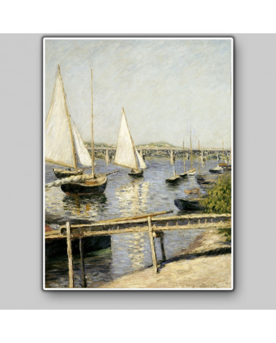 Gustave Caillebotte, Voiliers à Argenteuil Gustave Caillebotte, Voiliers à Argenteuil