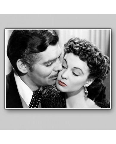 Clark Gable y Vivien Leigh en Lo que el viento se llevó Clark Gable y Vivien Leigh en Lo que el viento se llevó