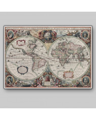 Hendrik Hondius, Nova totius Terrarum Orbis geographica ac hydrographica tabula