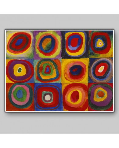 Kandinsky, Farbstudie quadrate Kandinsky, Farbstudie quadrate