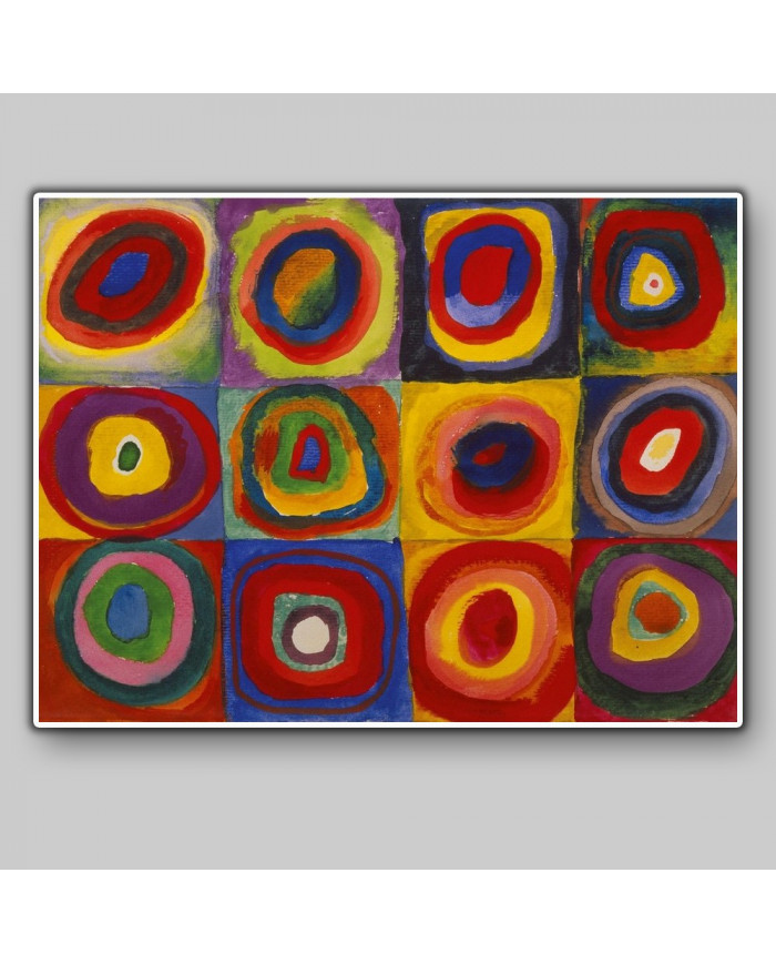 Kandinsky, Farbstudie quadrate