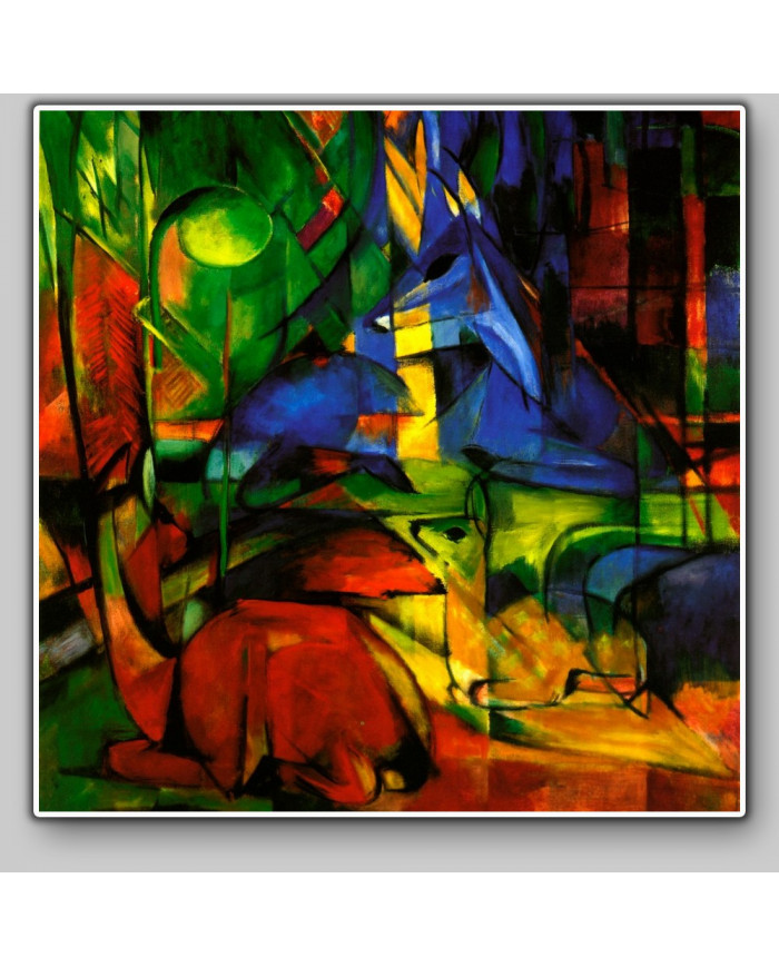 Marc Franz, Ciervos en el bosque II