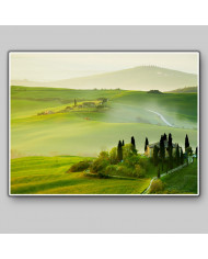 Paisaje de Toscana en primavera, Italia