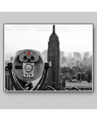 Telescopio del Rockefeller Center, Manhattan, Nueva York, USA