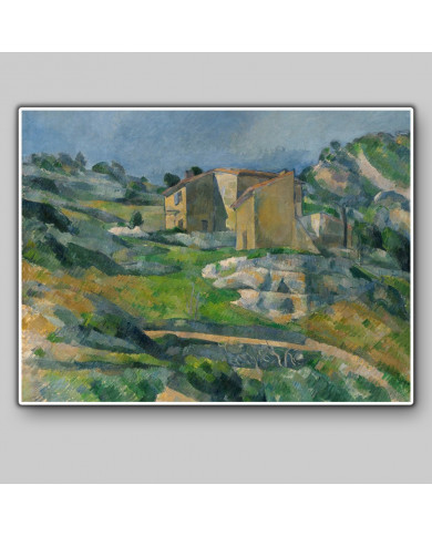Paul Cezanne, The Riaux Valley near L'Estaque Paul Cezanne, The Riaux Valley near L'Estaque