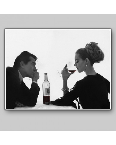 Walter Chiari y Monique Chevalier, Vogue, Abril 1962 Walter Chiari y Monique Chevalier, Vogue, Abril 1962