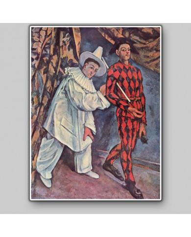 Paul Cezanne, Pierrot and Harlequin (Mardi Gras) Paul Cezanne, Pierrot and Harlequin (Mardi Gras)