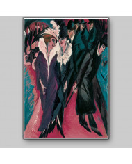 Ernst Ludwig Kirchner, calle de Berlín, 1913