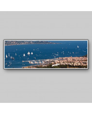 Vista panorámica  de Saint Tropez, Francia