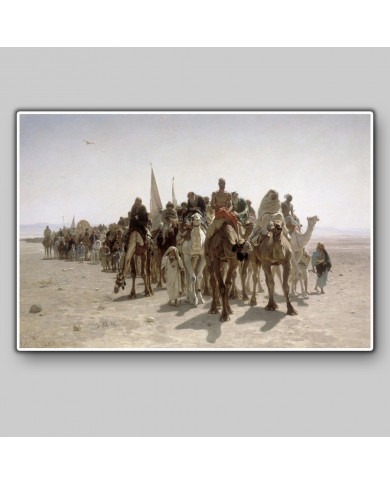 Léon Belly, Pèlerins allant à la Mecque