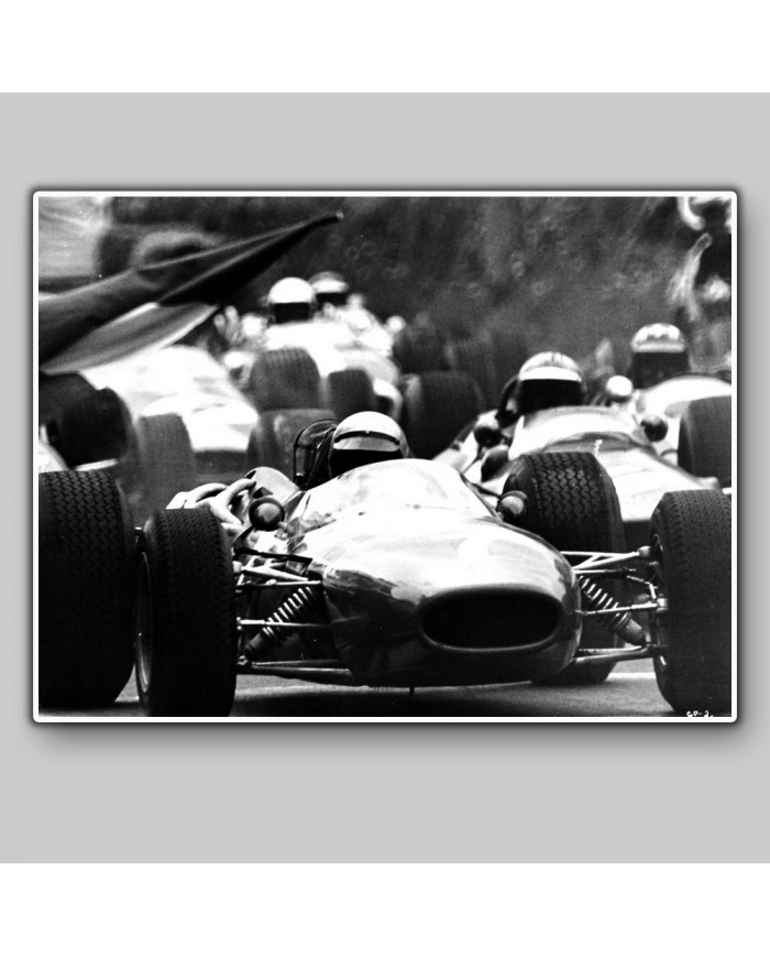 Salida del Gran Premio de Mónaco 1966