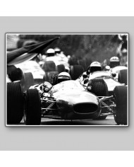 Salida del Gran Premio de Mónaco 1966
