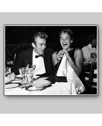 James Dean y Ursula Andress,1955 James Dean y Ursula Andress,1955