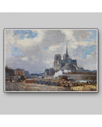 Albert Lebourg,Paris Notre Dame Albert Lebourg,Paris Notre Dame
