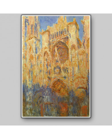 Claude Monet,Rouen Cathedral at sunset Claude Monet,Rouen Cathedral at sunset
