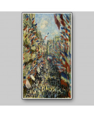 Claude Monet,The Rue Montorgueil in Paris. Celebration of
