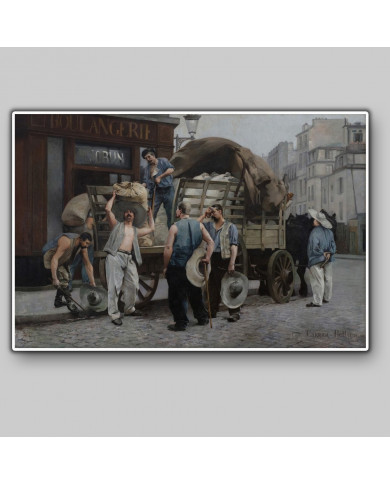 Louis Carrier-Belleuse,The flour carriers Louis Carrier-Belleuse,The flour carriers