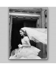 Martha Boss,vestida de novia,1952