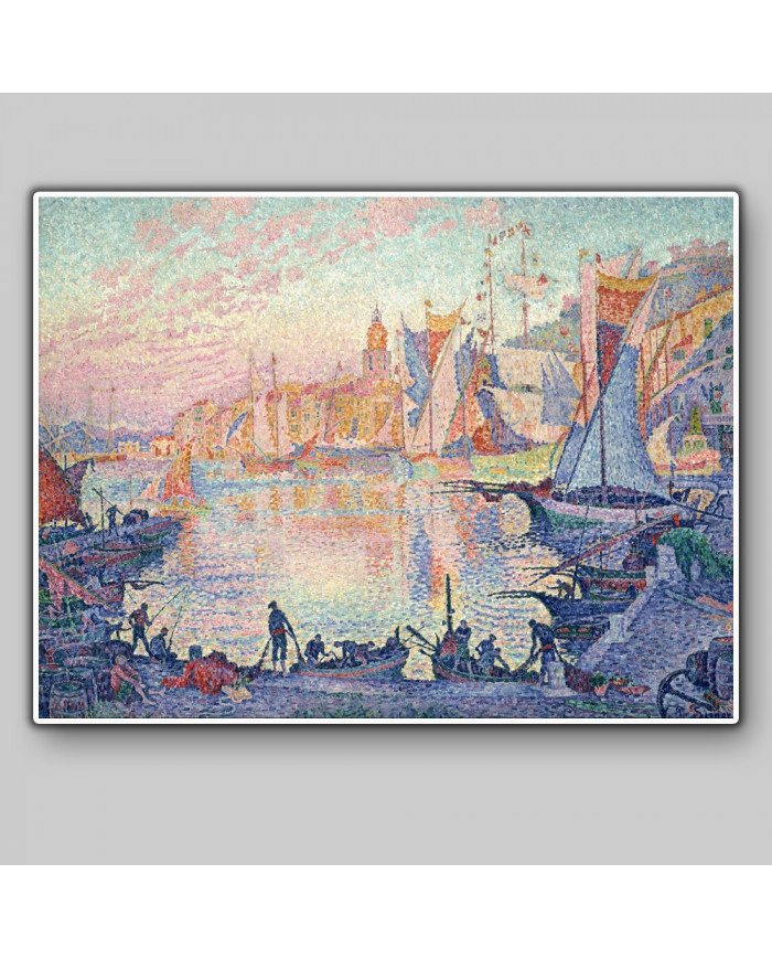 Paul Signac,The port of Saint Tropez