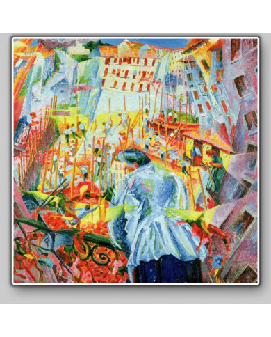 Umberto Boccioni, La strada entra nella casa Umberto Boccioni, La strada entra nella casa