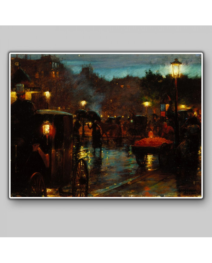 Charles  Curran, Paris la nuit
