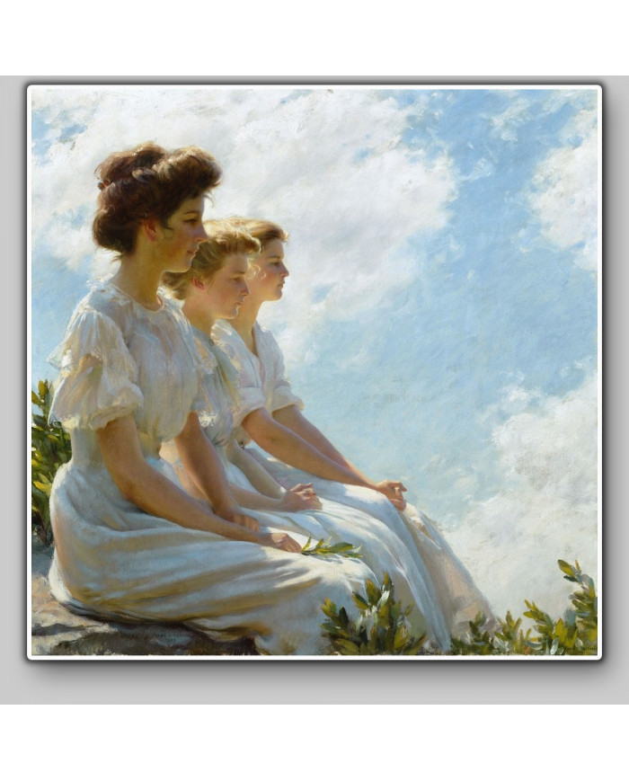 Charles  Curran, On the Heights