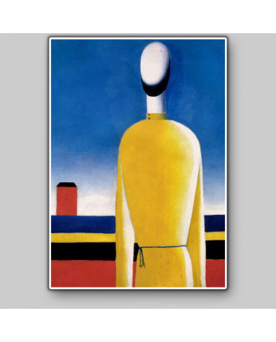 Kazimir Malevich, Complex Presentiment: Half-Figure in a Yellow Shirt Kazimir Malevich, Complex Presentiment: Half-Figure in a Yellow Shirt