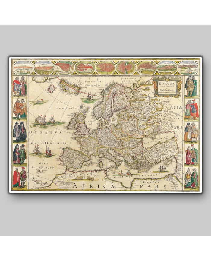 Guillermo Blaeuno,Map of Europe, XVII