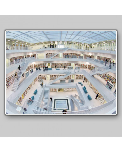 Biblioteca de Stuttgart, Alemania Biblioteca de Stuttgart, Alemania