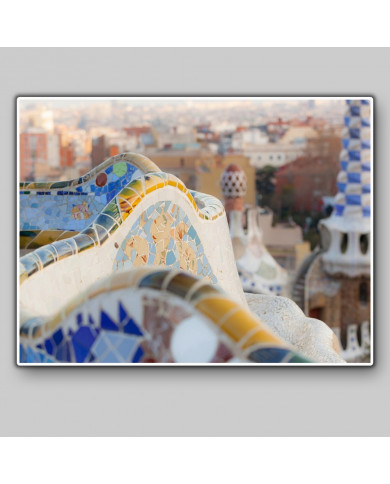 Parque Guell de Gaudí, Barcelona, España Parque Guell de Gaudí, Barcelona, España